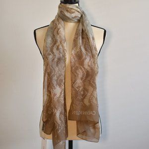 Calvin Klein Snake Print Scarf